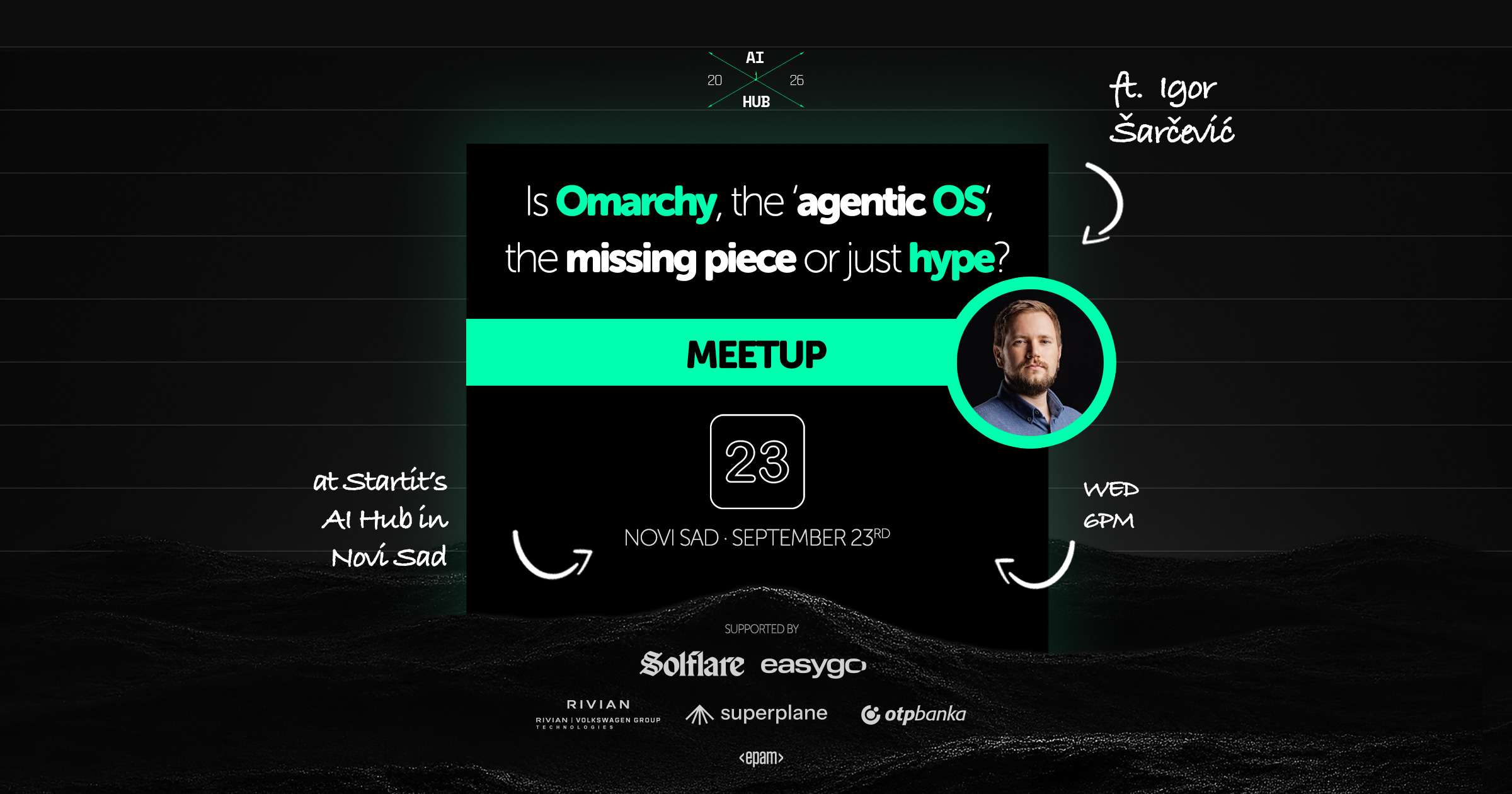 Da li je Omarchy, agentski operativni sistem, deo koji je nedostajao — AI Hub Novi Sad, 23. septembar