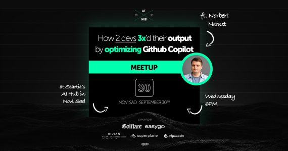 AI Hub meetup u Novom Sadu 30. septembra sa Norbertom Nemetom o GitHub Copilotu