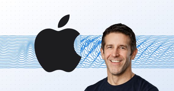 Džon Ternus i Apple logo