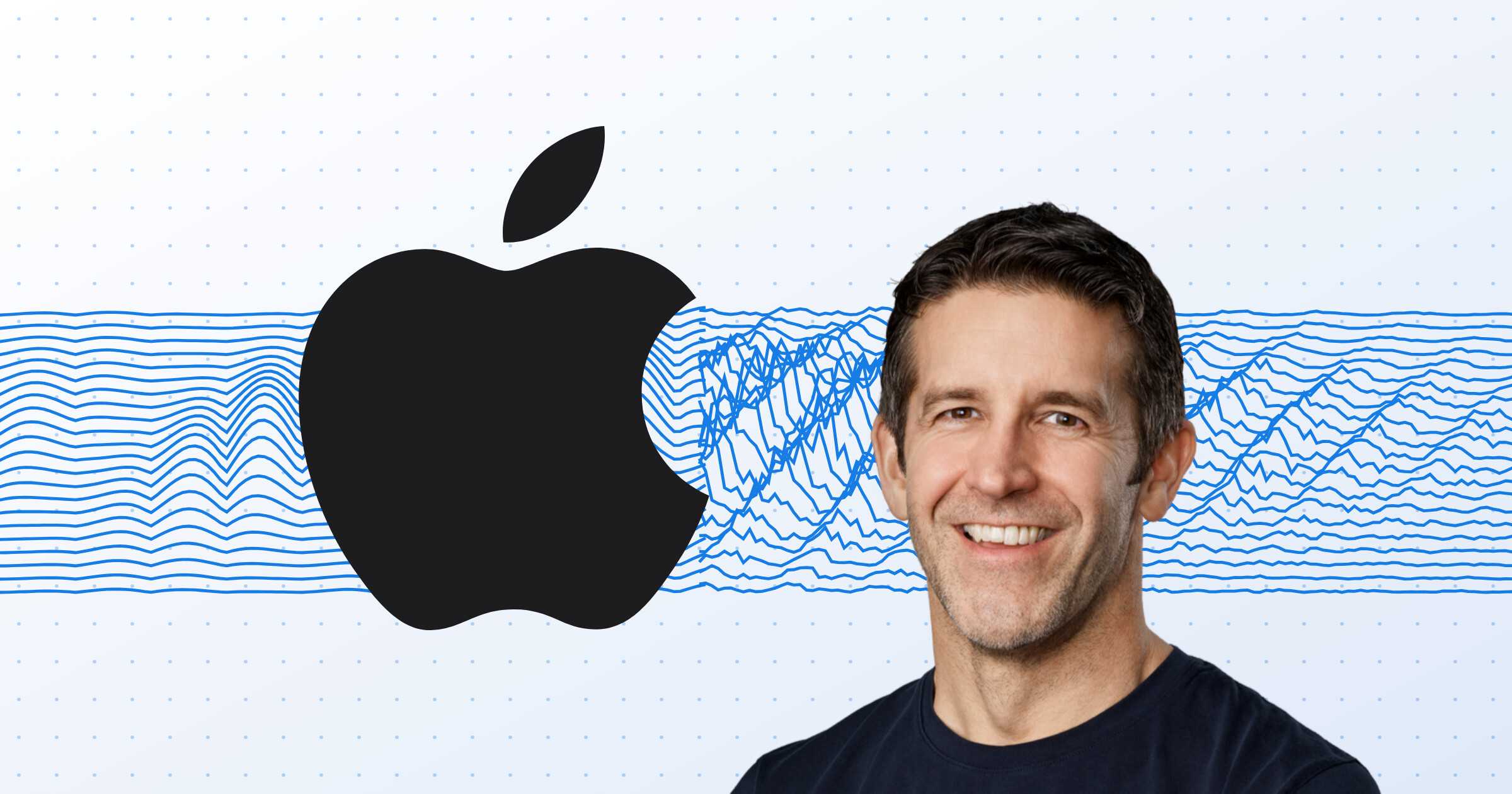 Džon Ternus i Apple logo