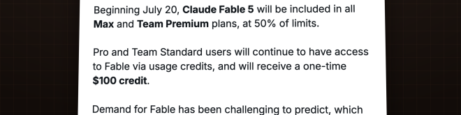 Claude Fable objava