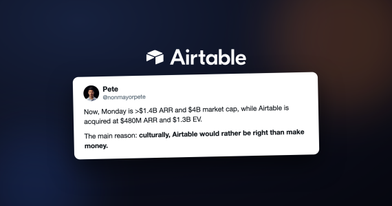 Airtable i objava Pita Huanga o kulturi firme
