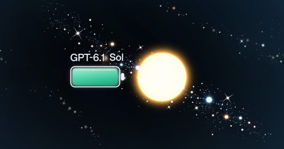 GPT-6.1 Sol: baterija nedeljnog limita skoro puna, pored sunca