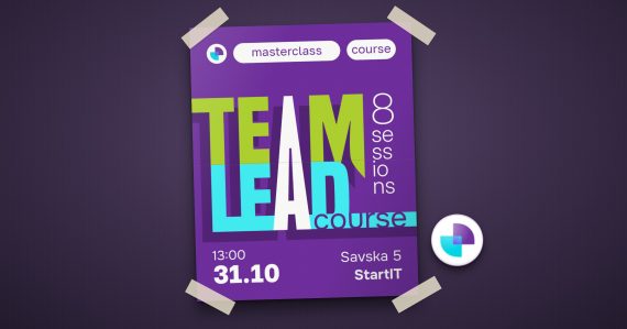 Poster kursa za tim lidere zajednice IT Connect Belgrade
