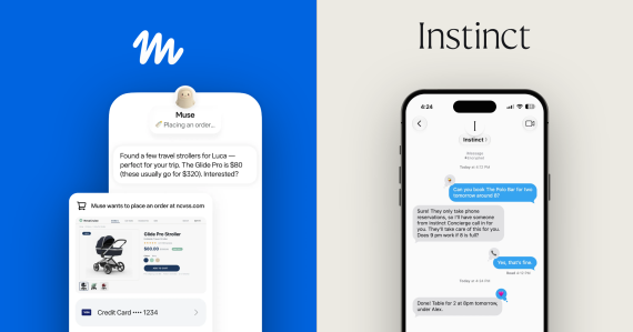 Muse i Instinct — dva potrošačka AI asistenta u radu