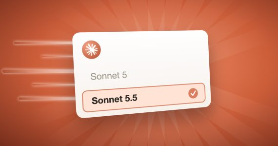 Izbor modela u Claudeu sa označenim Sonnetom 5.5
