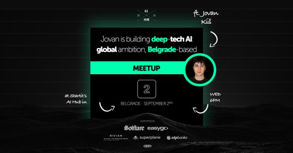 AI Hub meetup: Jovan Kiš, sreda 2. septembar, Beograd