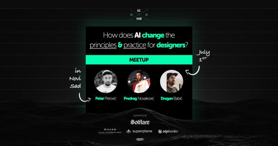 AI Hub meetup — AI × Dizajn panel, 1. jul 2026, Novi Sad