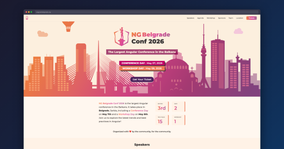 NG Belgrade Conf 2026 — angularbelgrade.org