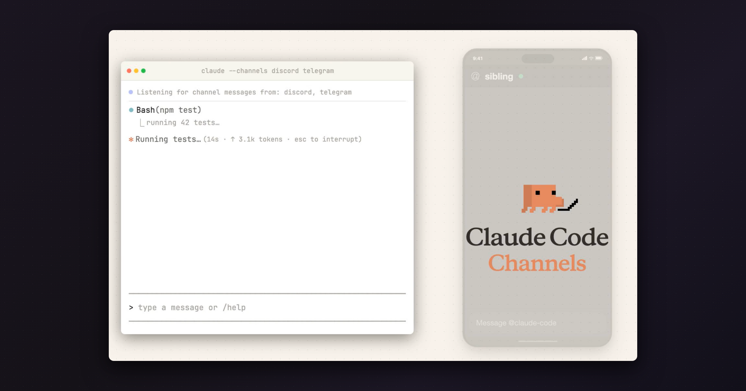 Nova mogućnost Claude Codea — upravljaj radom sesije preko Telegrama