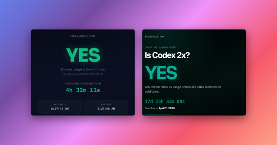 Udri brigu na veselje: 2x više tokena za iste pare — i od Anthropica i od OpenAI