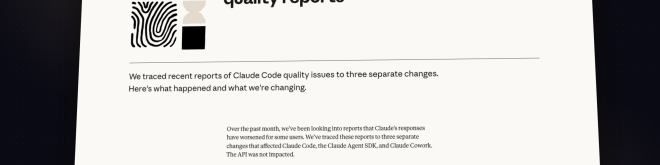 Anthropic Claude Code postmortem
