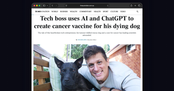 ML inženjer koristio ChatGPT da napravi vakcinu da izleči rak svog psa
