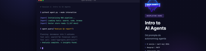 Besplatan kurs o AI agentima u Beogradu, prijave do 8. marta u ponoć