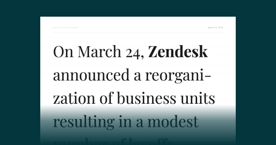 Usled pojačanog fokusa na AI, Zendesk ugasio svoju kancelariju u Srbiji gde su imali 60+ zaposlenih