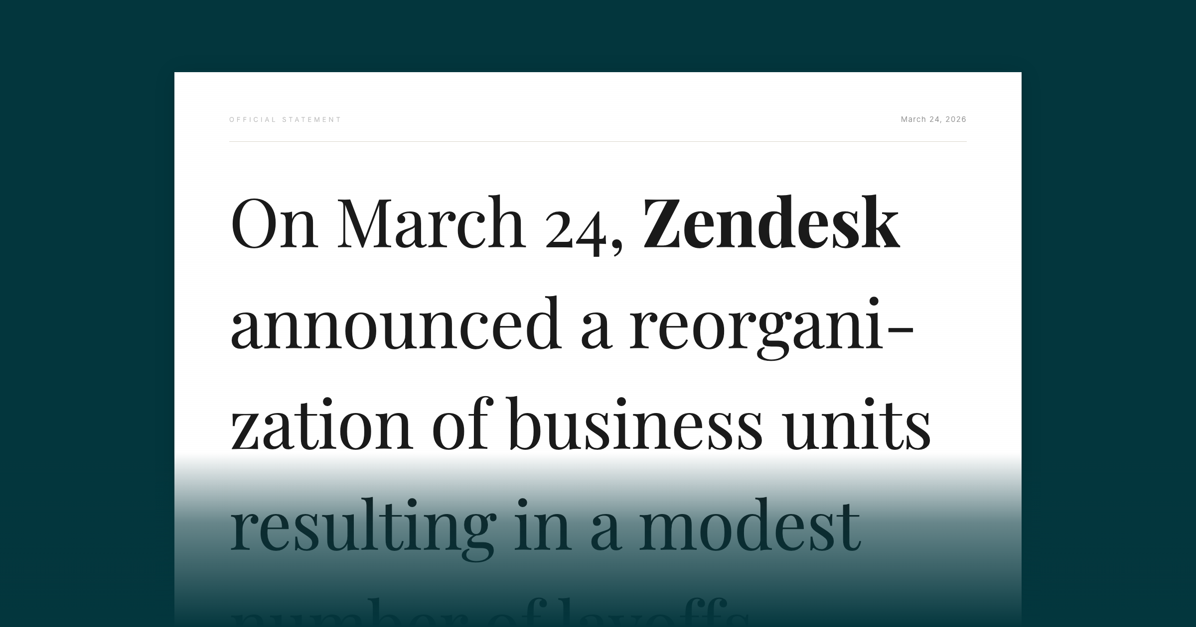 Usled pojačanog fokusa na AI, Zendesk ugasio svoju kancelariju u Srbiji gde su imali 60+ zaposlenih