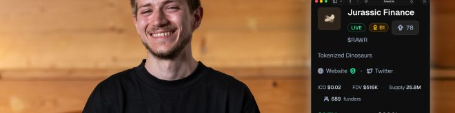 Vukan Ljubojević u AI Hubu sa Jurassic Finance dashboard-om