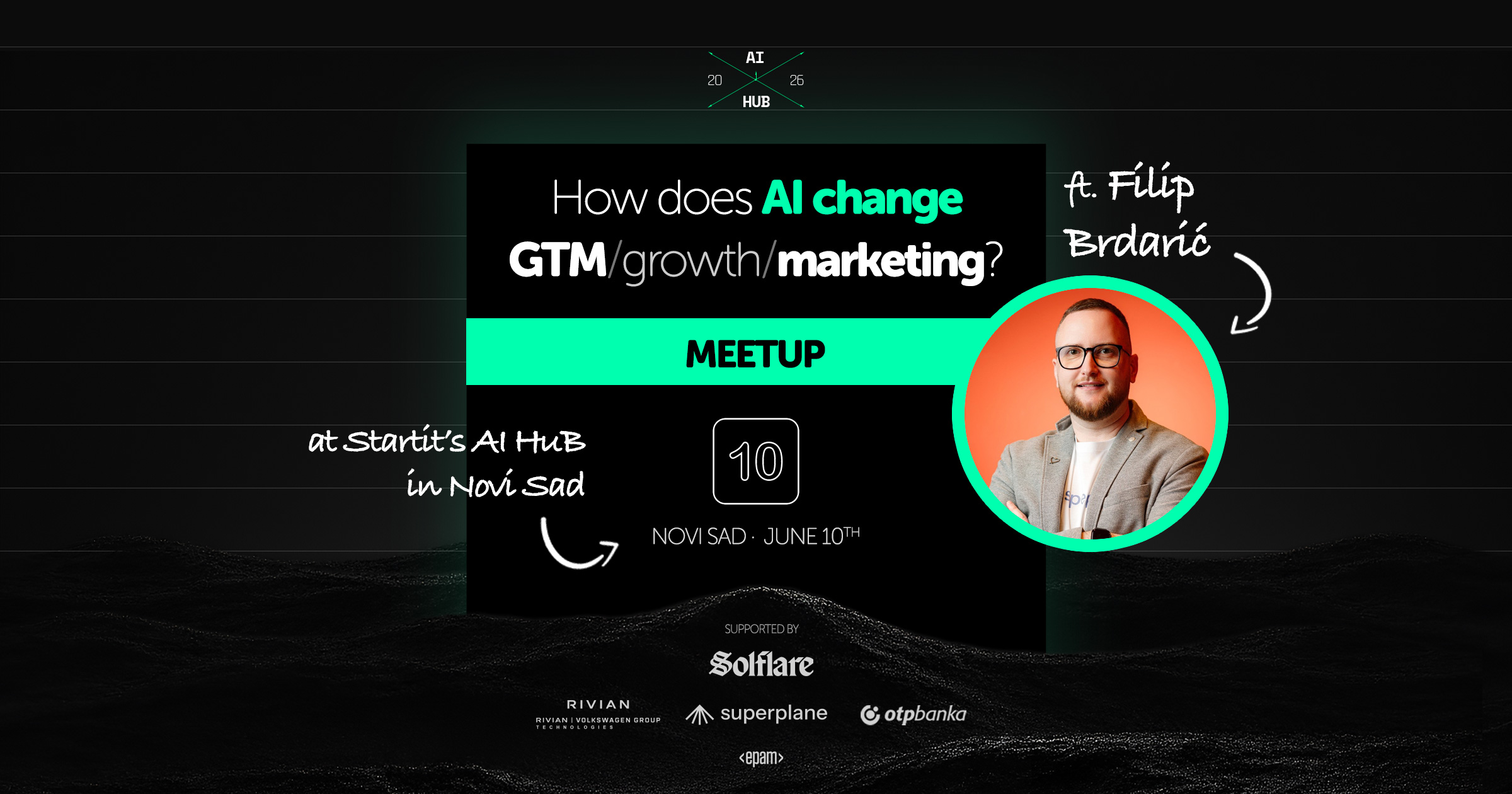 AI Hub meetup — How does AI change GTM/growth/marketing — Filip Brdarić