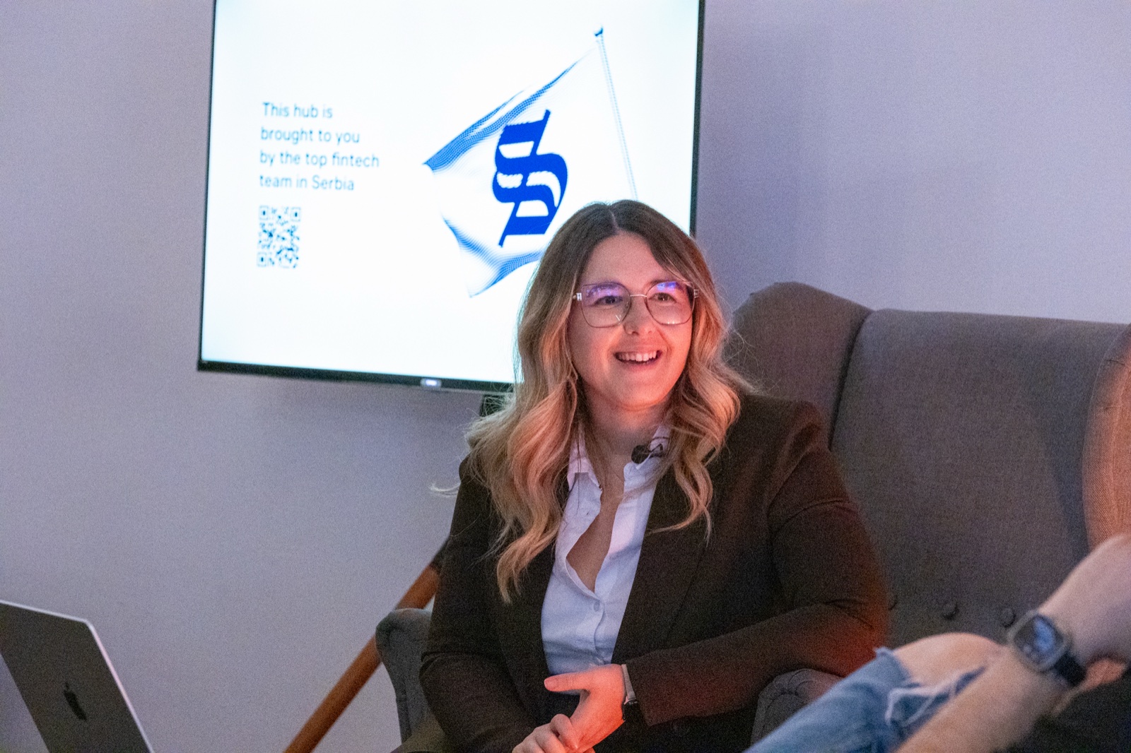 Marija Mladenović na šesnaestom AI Hub meetupu u Beogradu